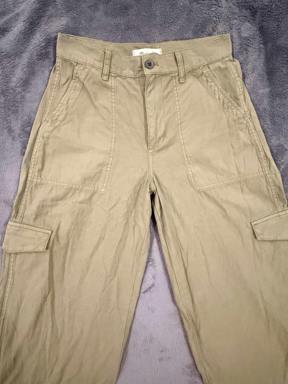 Madewell Women's Cargo Pants in Army Green Size 26/Small